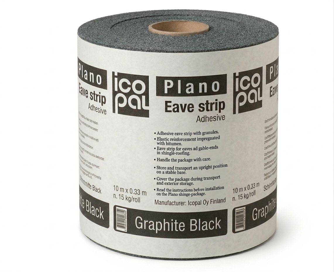 Icopal karnīzes josla Graphite Black