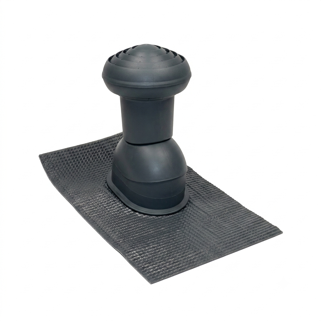 mdm VIRTUM UNI universālais ventilācijas izvads Ø125 mm antracīta krāsā (RAL 7016)