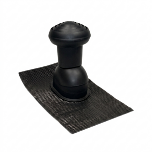 mdm VIRTUM UNI universālais ventilācijas izvads Ø125 mm melnā krāsā (RAL 9005)